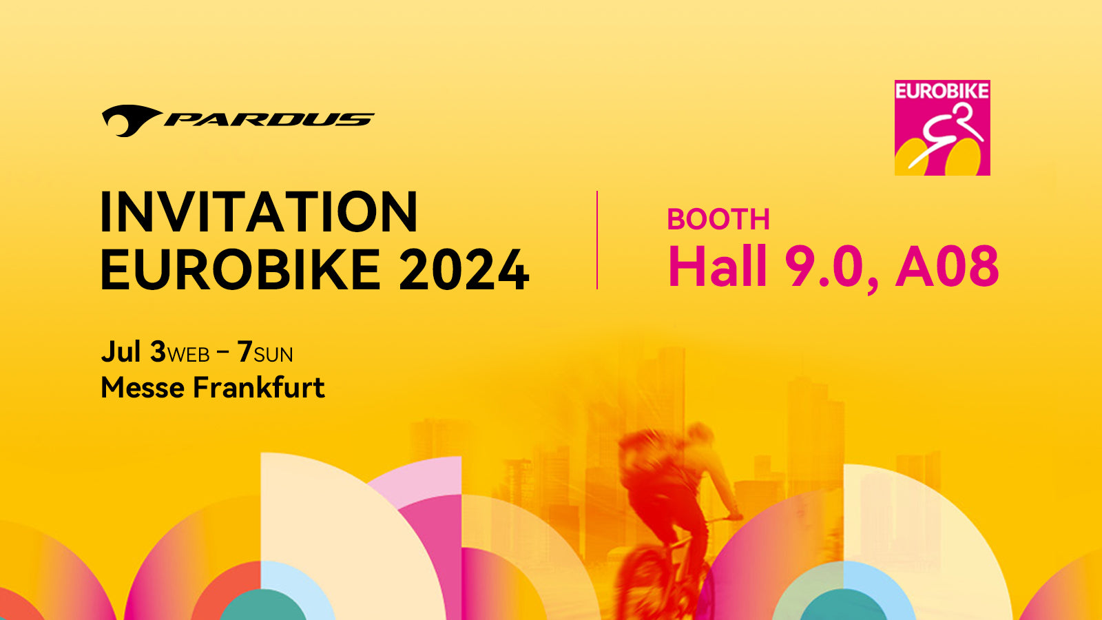 Join PARDUS at the 2024 EUROBIKE Show in Europe