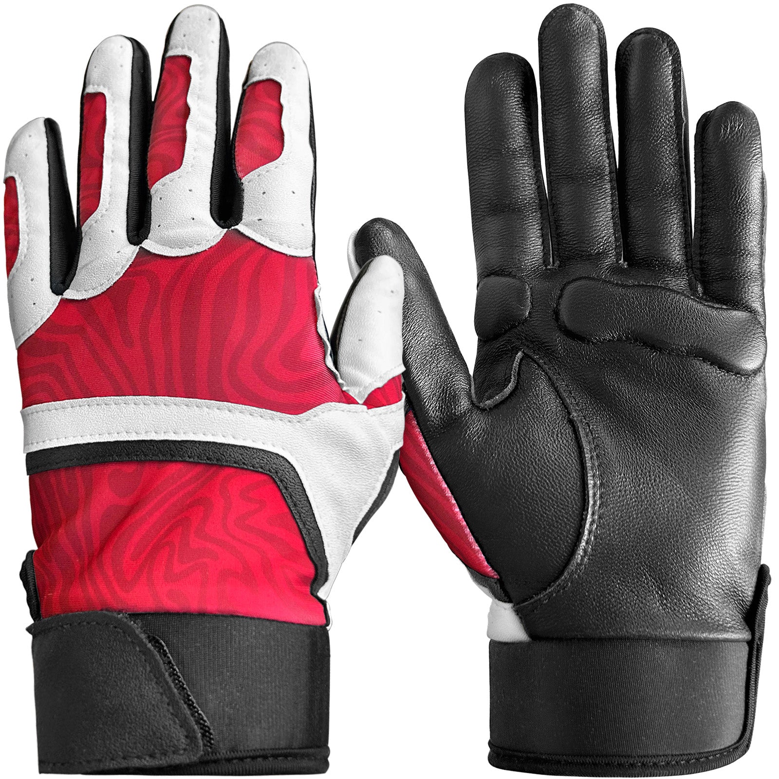 PARDUS Sports Batting Gloves - Performance Padding for Baseball and Softball - Adult and Youth Sizes - Non-Slip Shock-Absorbing Glove Sets